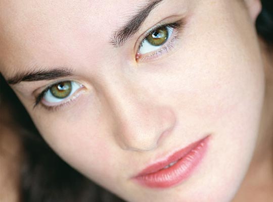 Rostro de una mujer bella