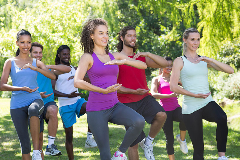 tai chi en el parque