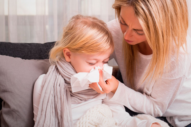 9 consejos para prevenir las enfermedades de los niños en invierno