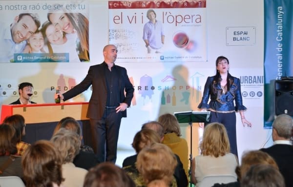 El concierto “El vino en la ópera”, un éxito más de la Mútua en Pedralbes Centre