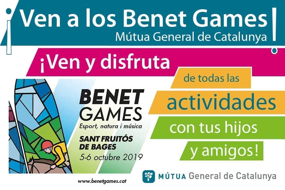 ¡Ven a los Benet Games Mútua General de Catalunya!