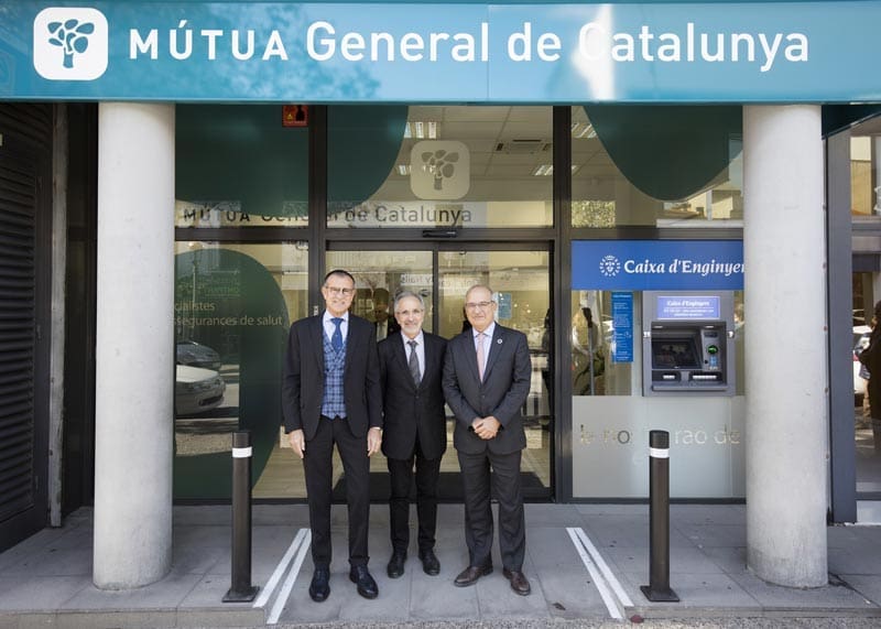 Caixa d’Enginyers inaugura una nova oficina a la seu de la Mútua General de Catalunya a Granollers