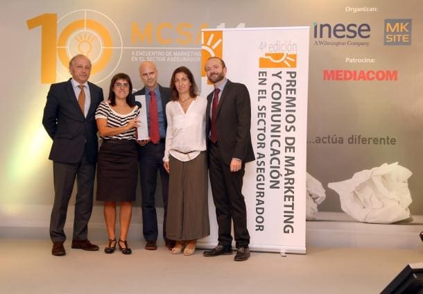 Mútua General de Catalunya galardonada con el 1er premio en la “IV Edición de los Premios de Marketing y Comunicación” en Madrid