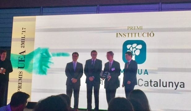 Mútua General de Catalunya gana el Premio UEA a la Institución